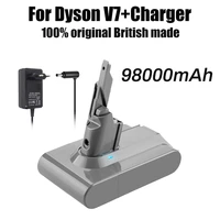dyson v7 battery 21 6v 98000mah li lon rechargeable battery for dyson v7 battery animal pro vacuum cleaner replacementcharger