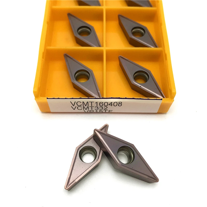 Токарная пластина VCMT160404 VCMT160408 UE6020 VP15TF, твердосплавная пластина, токарный инструмент VCMT 160404 VCMT 160408, токарная пластина