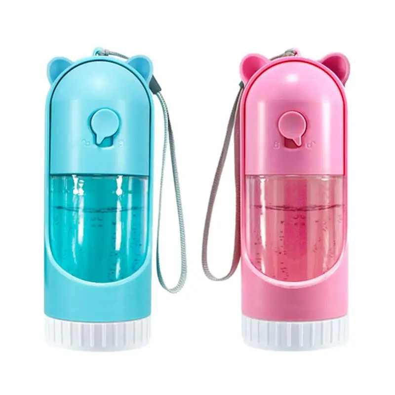 

Портативная бутылка для воды для домашних животных, дозатор для воды с защитой от протечек, уличная дорожная поилка для собак и кошек, аксессуары для прогулок