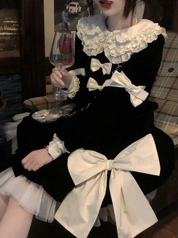 Женское мини-платье в стиле &quotЛолита&quot