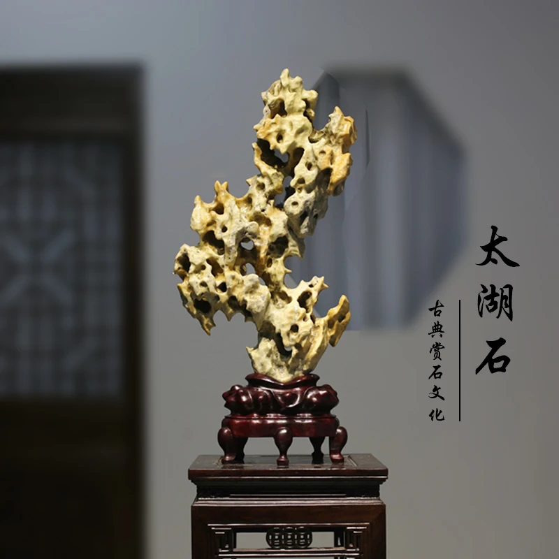 Натуральный грубый камень Taihu, камень лингби, традиционный китайский литературный камень, декоративный сад, ландшафтный камень, камень