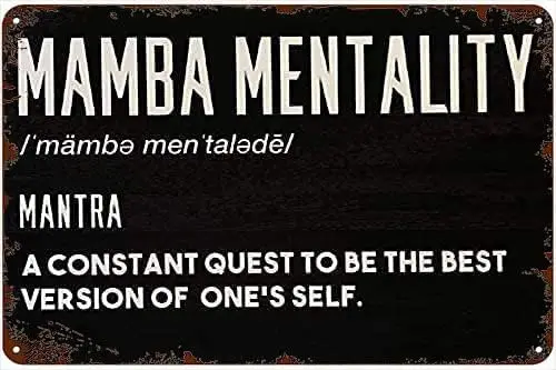 Металлическая жестяная вывеска Мамба-Мамба ВИНТАЖНЫЙ ПЛАКАТ художественное