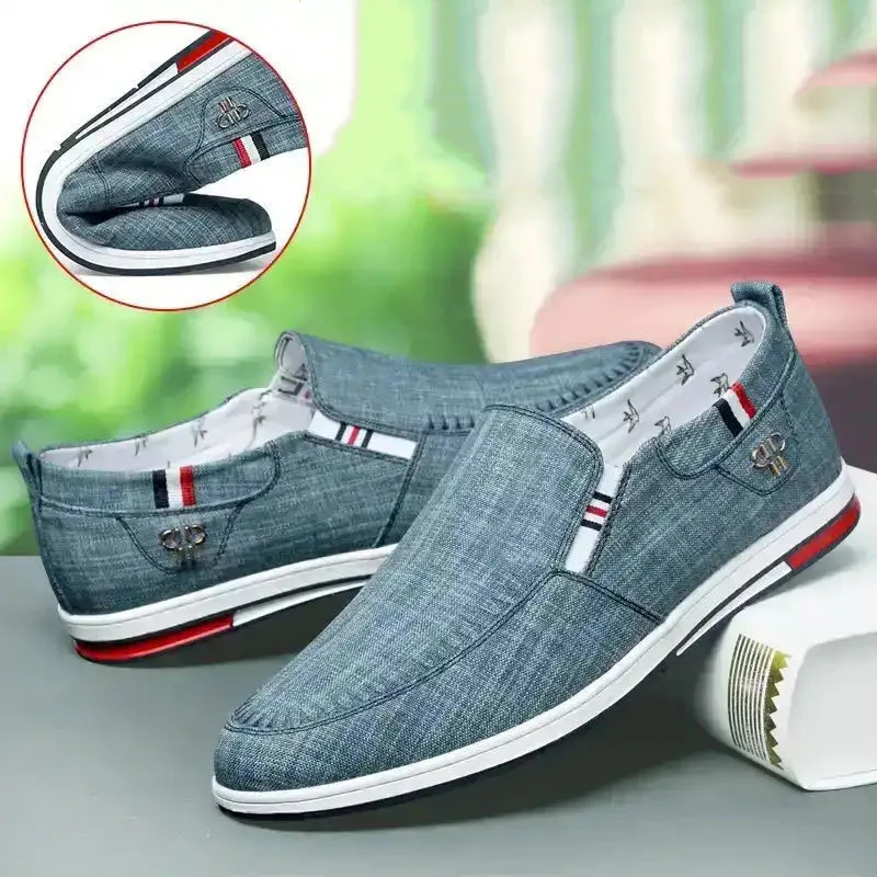 

Casual Sneakers Men Fashion All-match Soft Bottom Flats Sports Shoes Handmade Trend Design Slip on Lazy Driving Brand Men Shoes
