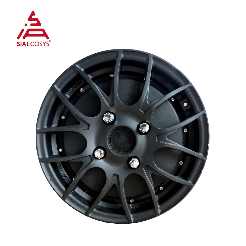 Фото QS MOTOR 12-дюймовый 5000 Вт 72 В 90 км/ч двойной ступица колеса комплект для переоборудования электромобиля новый сорт для электромобилей ATV мотоцикл двигатель №5
