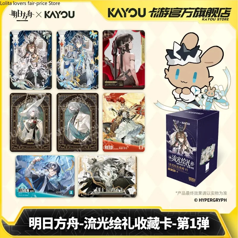 Фото 2026 Kayou × Arknights Shimmering Gift Vol.1 Коллекционные карты Амиа Найтингейл Официальные оригинальные игровые коллекционные карты №1