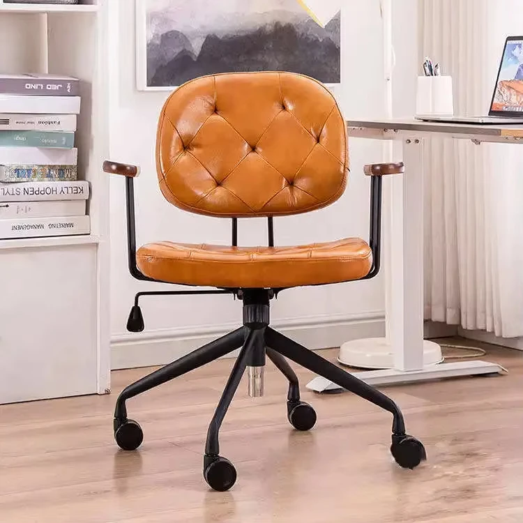 Скандинавский стиль Executive Komfortable Pu Leder интеллектуальный Pangerabe Heben Домашний офис Stuhl