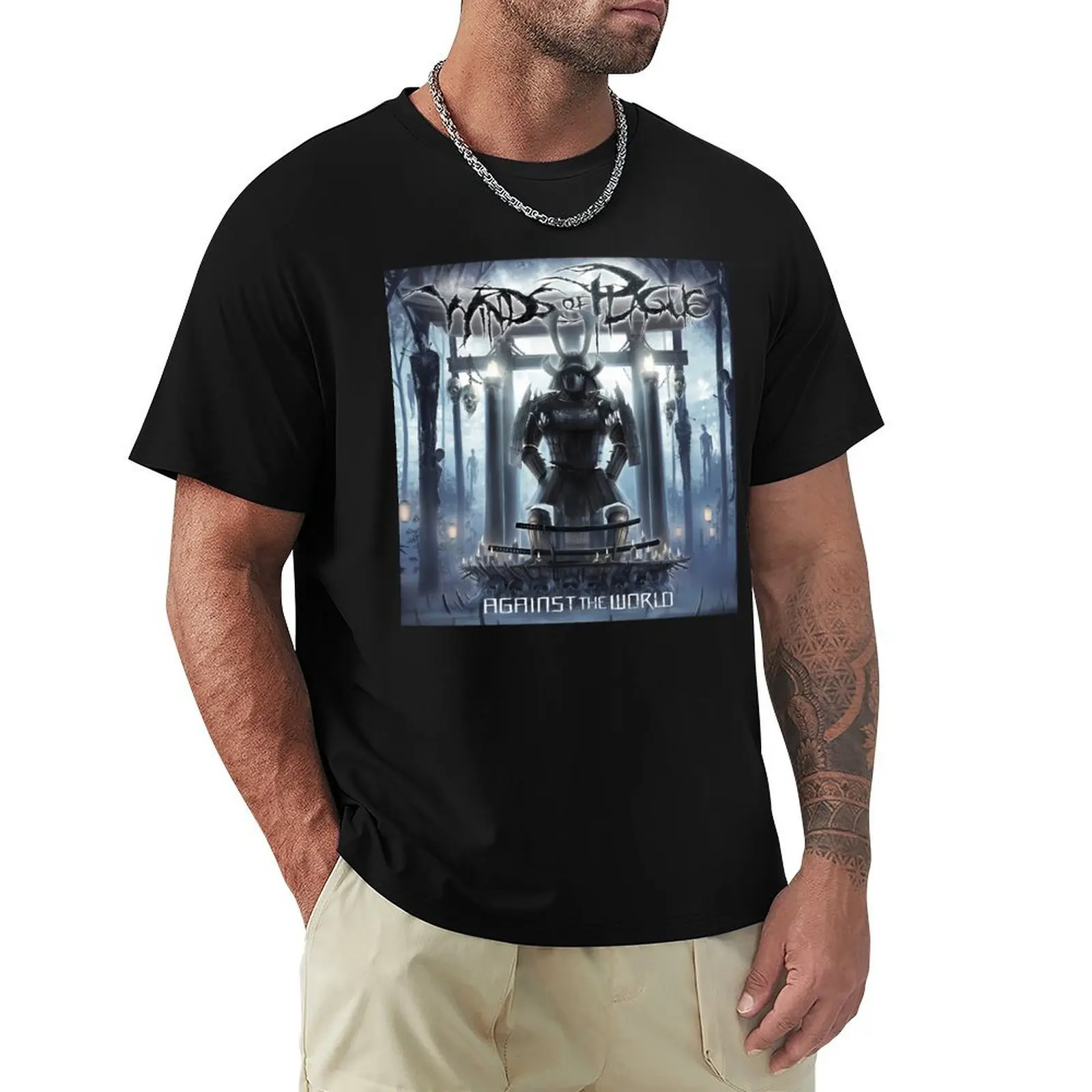 Фото Winds Of Plague 6 T-Shirt Basic Simple Design Short Sleeve Shirt №1