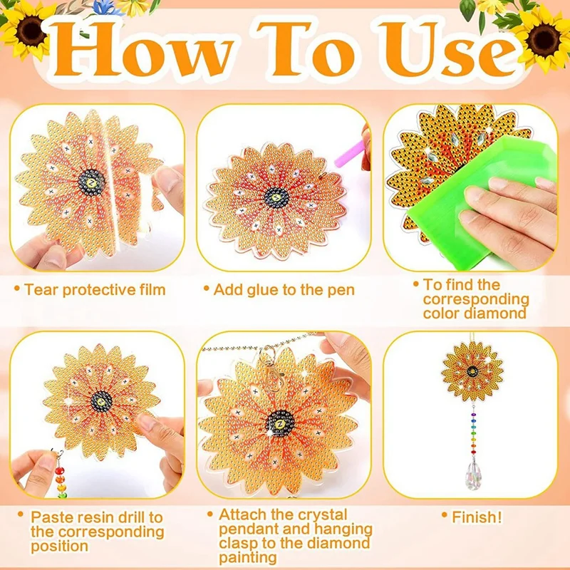 Ветряной Спиннер сделай сам 6 штук двухсторонняя краска подвесное украшение для