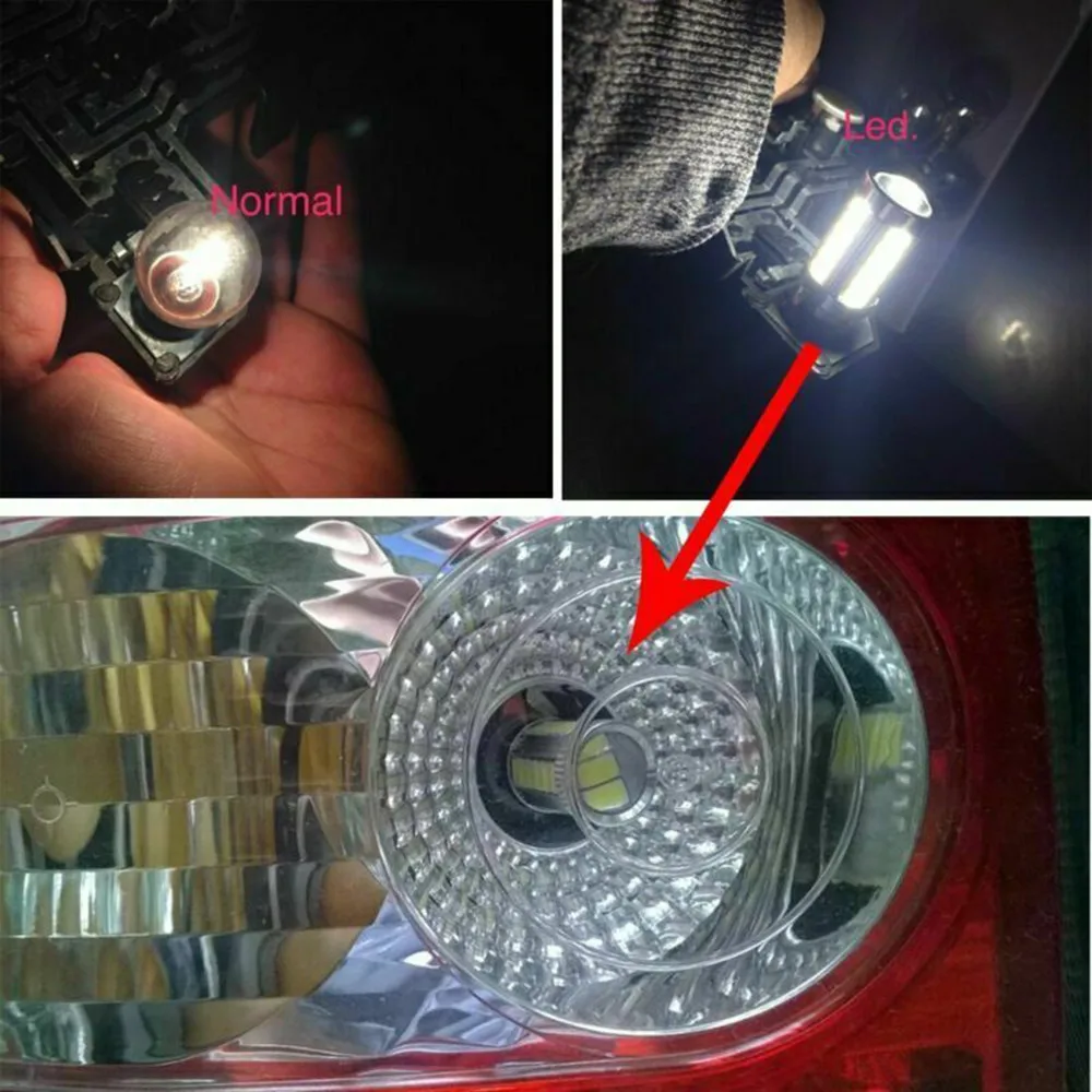 

2 шт., автомобильные фонари заднего хода T20 W21/5W 7443 W21W 33smd