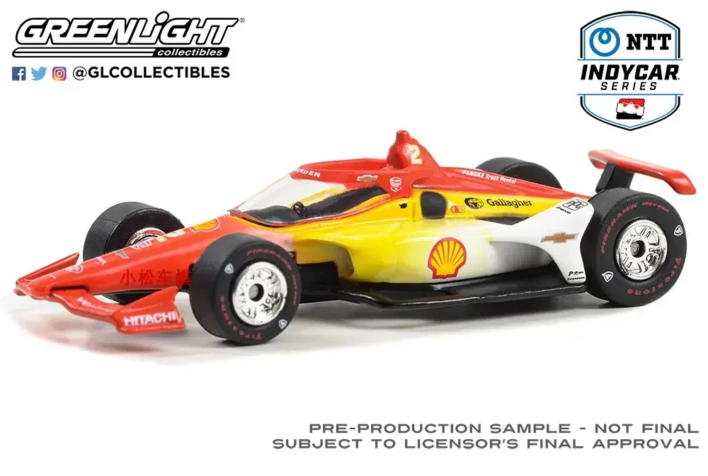 1:64 2023 NTT # 2-местная модель автомобиля из металлического сплава Josef Newgarden игрушки