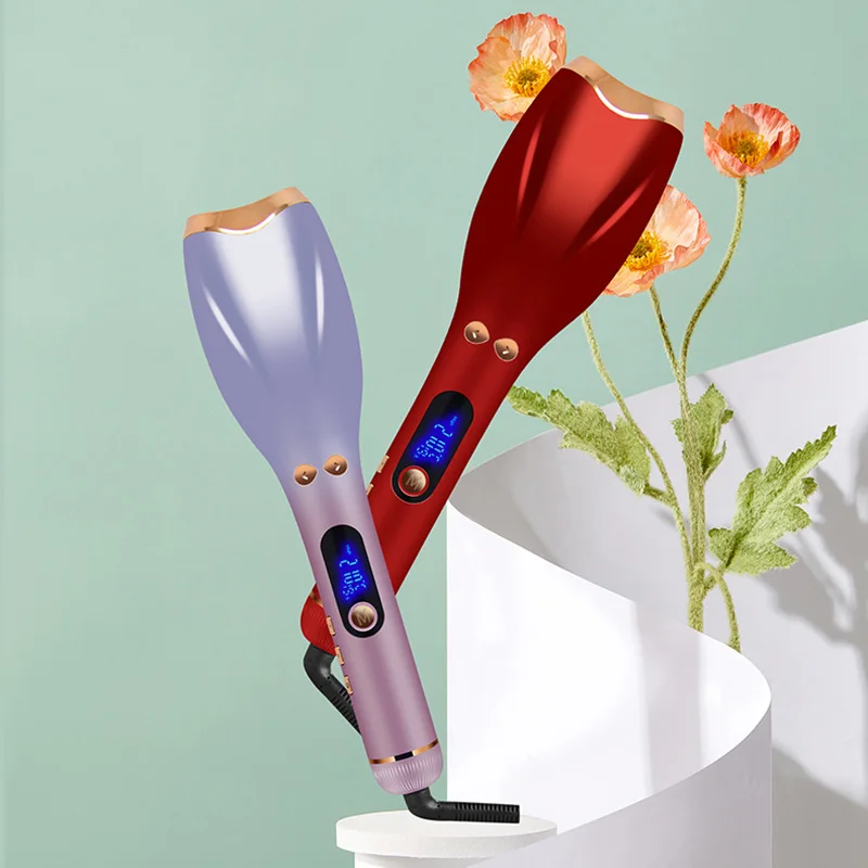 

ION- Hair Crimper Fluffy and Big Curly Hair Styling Curling Irons 80-210 Celsius Automatic Power-off Household Air Curler