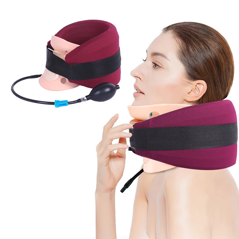 

Inflatable Neck Brace Cervical Vertebra Traction Stretching Massage U-shaped Soft And Comfortable Protection Cervical Vertebra