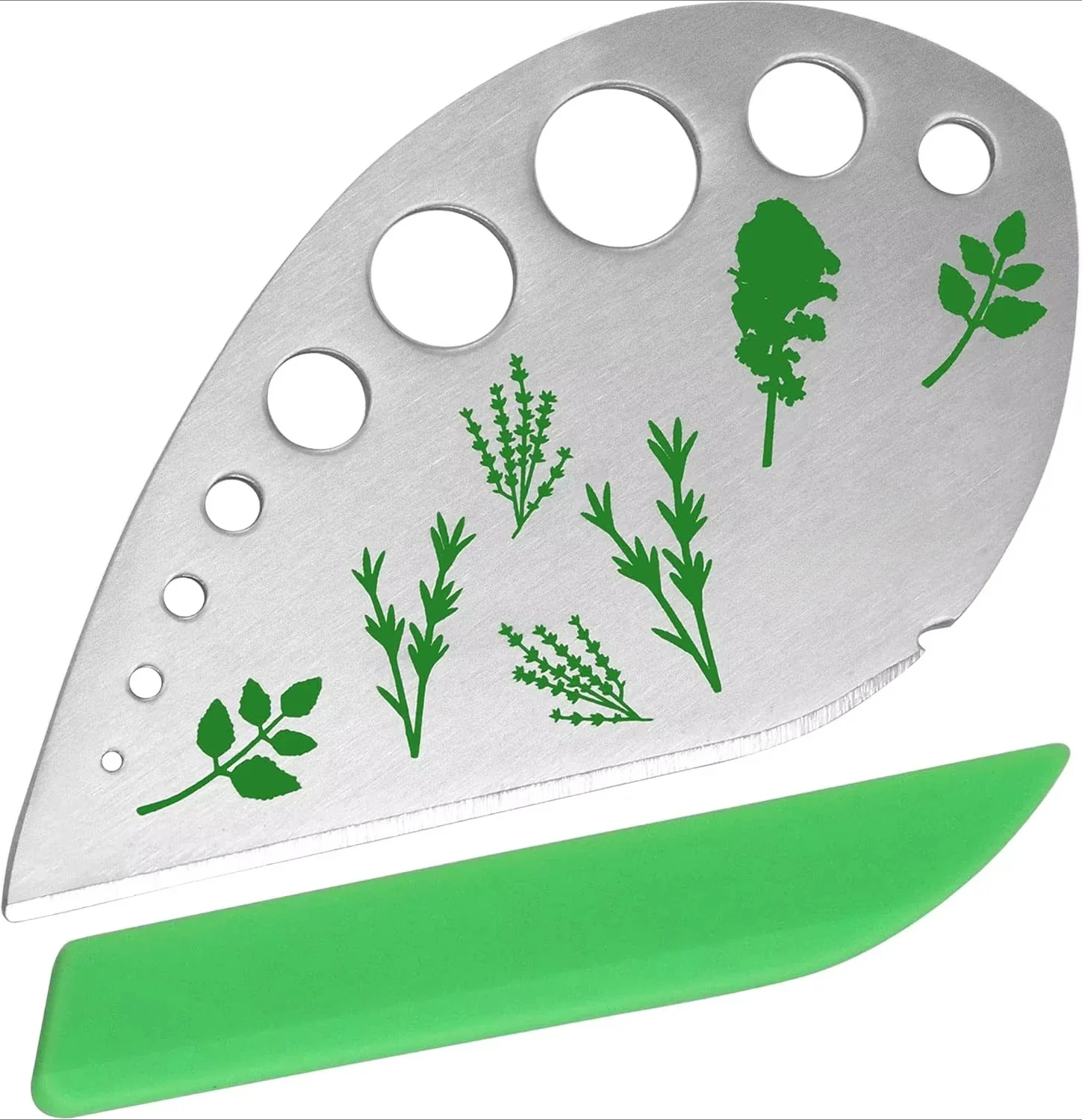 Фото Pelacables hierbas acero inoxidable con 9, agujeros para cocina, herramienta, экстракционный крючок hierba №1