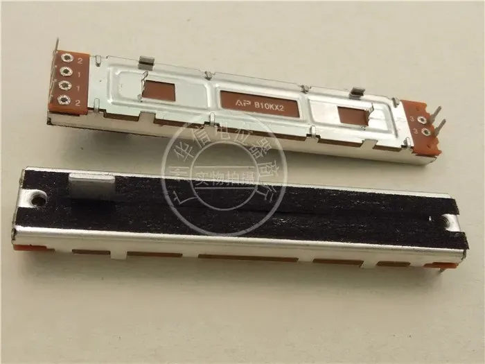 Двойной потенциометр фейдера 8 см SC-609G A10k B10K B100k длина хвостовика 8MMB