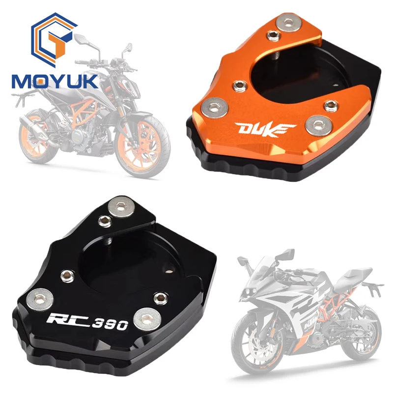 

For KTM DUKE125 DUKE200 DUKE390 RC390 RC 390 DUKE 125 200 390 Side Stand Enlarge Kickstand Motorcycle Sidestand Foot Enlarger