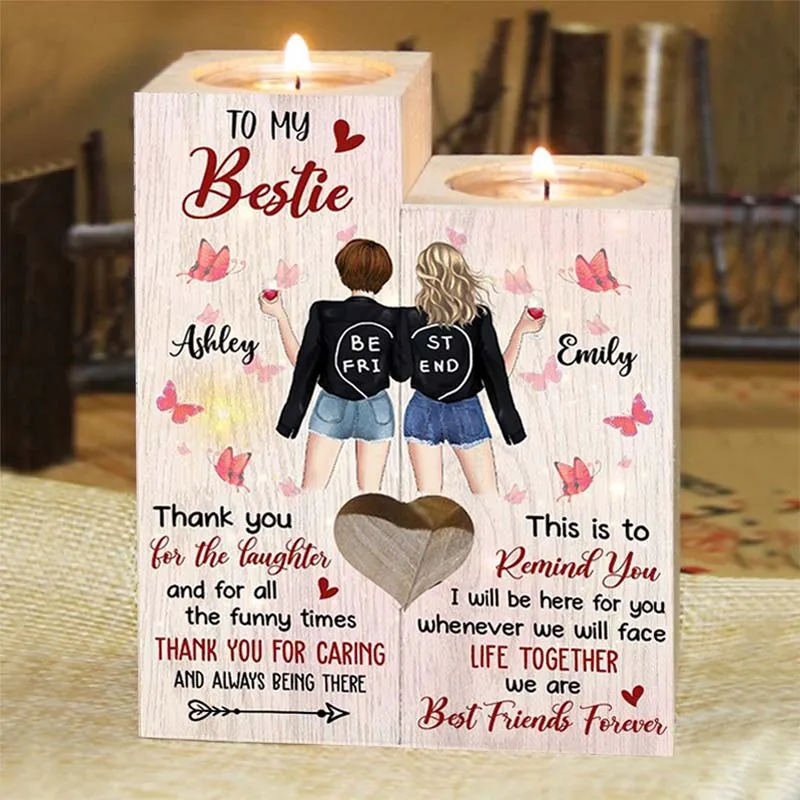 To My Bestie Heart Pattern Friends Birthday Best Sister Gift