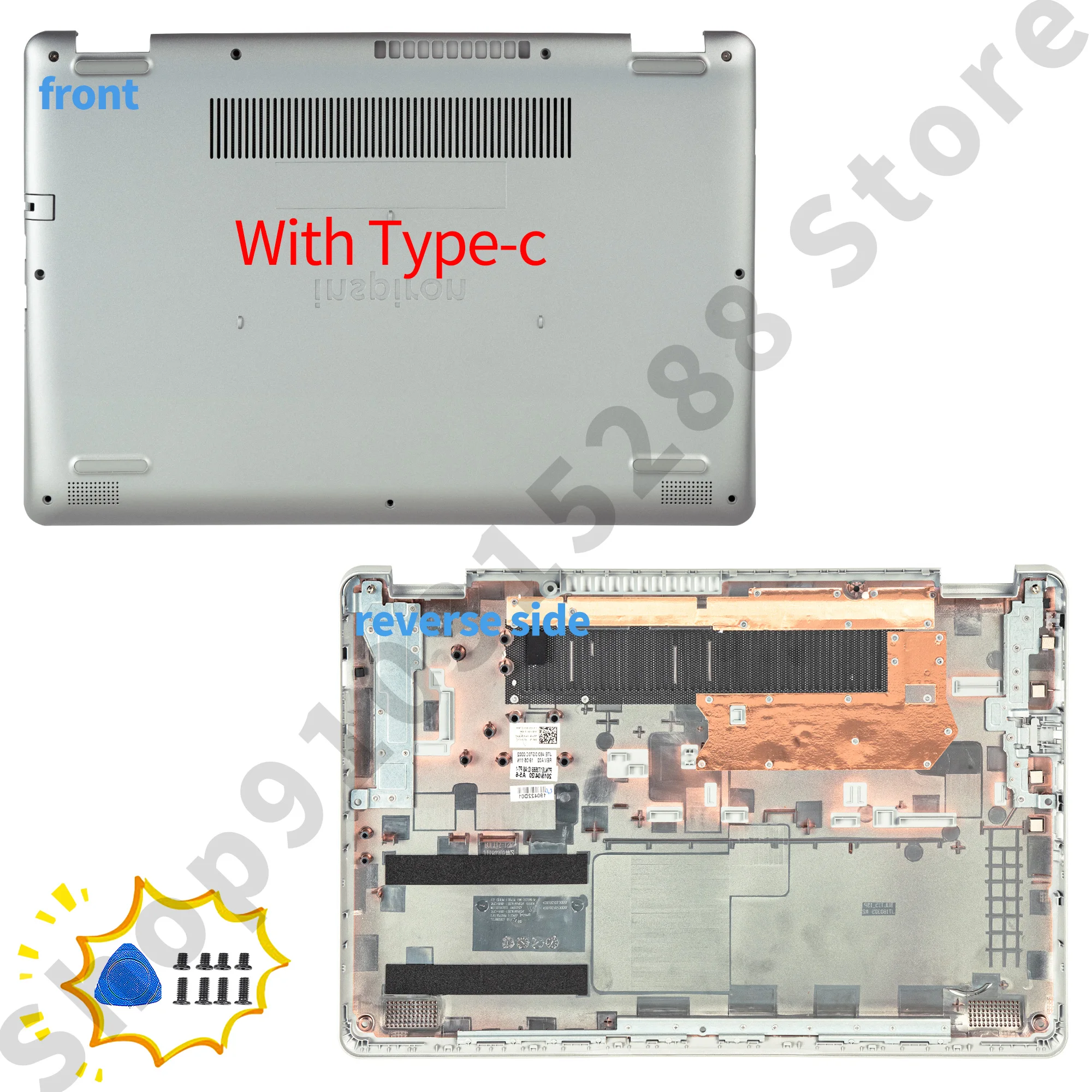 Детали для ноутбука Inspiron 15 5584 P85F задняя крышка ЖК-дисплея/0GYCJR Bezel/0J0MYJ Упор рук/0DFX5J