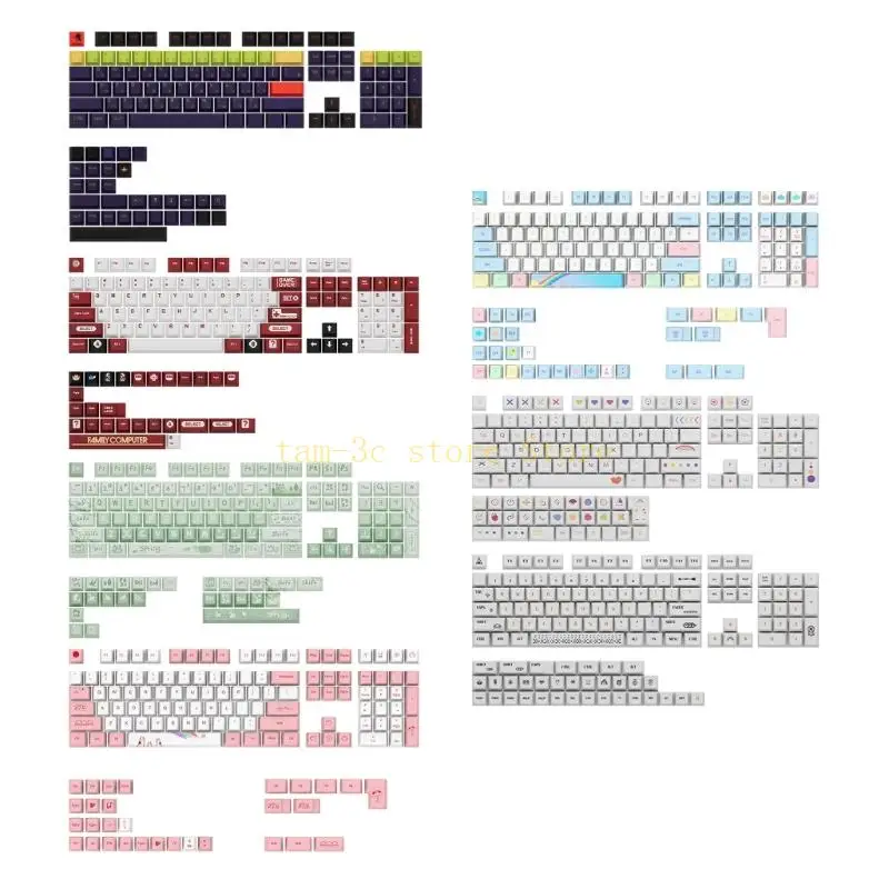 

140 Keys CherryProfile Keycap Electronic Game Themes for 61/64/68/87/104 D0UA