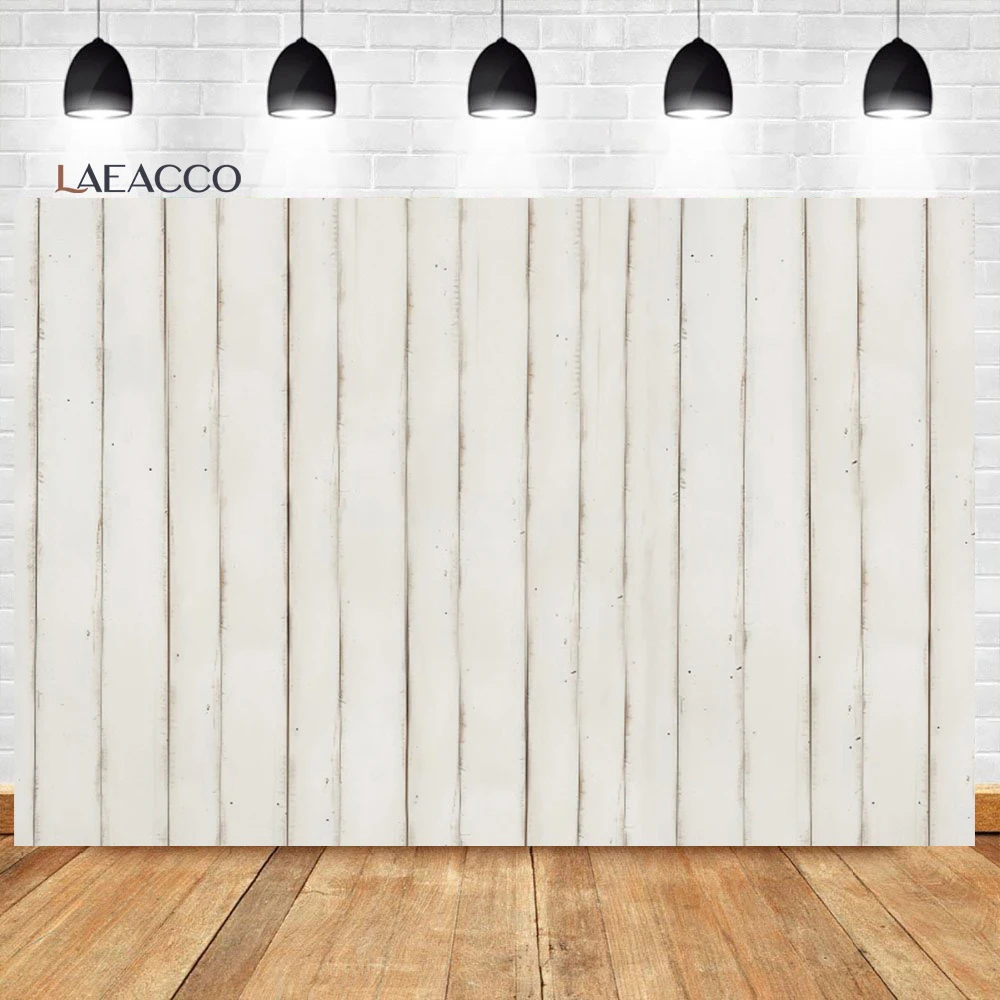 

Фотофон Laeacco с текстурой белой деревянной доски, декор для комнаты, для домашних животных, для детей и взрослых, портретный фон для фотостуди...