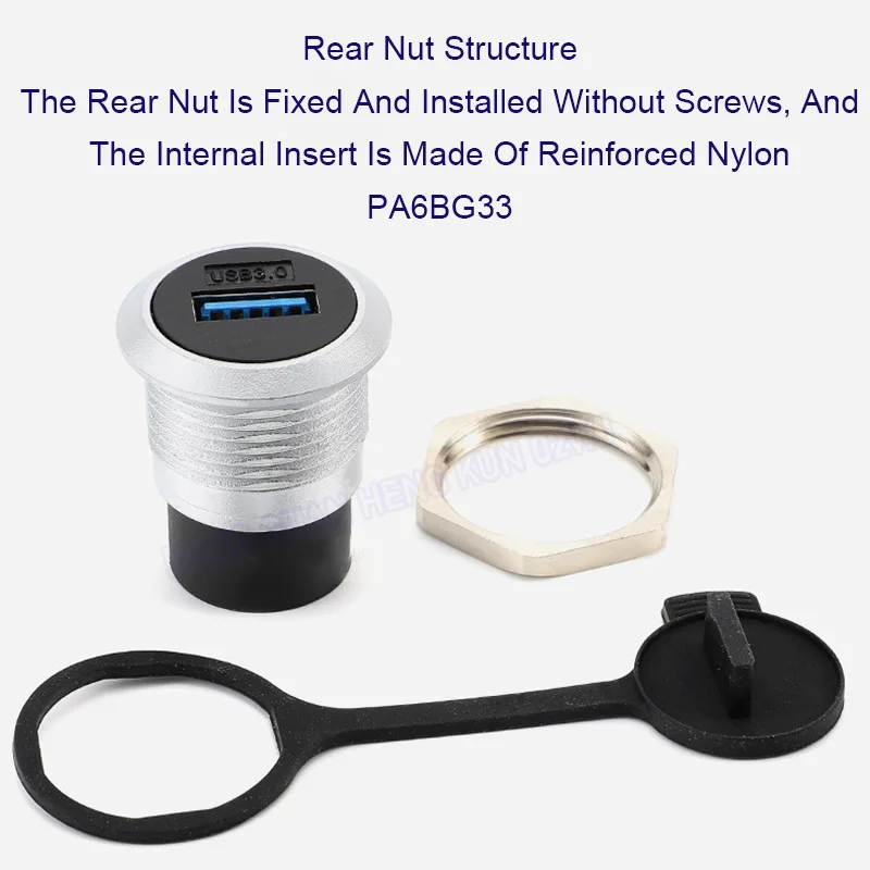 Фото Водонепроницаемый концентратор USB C IP67, адаптер HDMI 4K, USB 3.0, Gigabit Ethernet RJ45, сетевой преобразователь локальной сети с пылезащитным колпачком для ноутбука, телефона №4