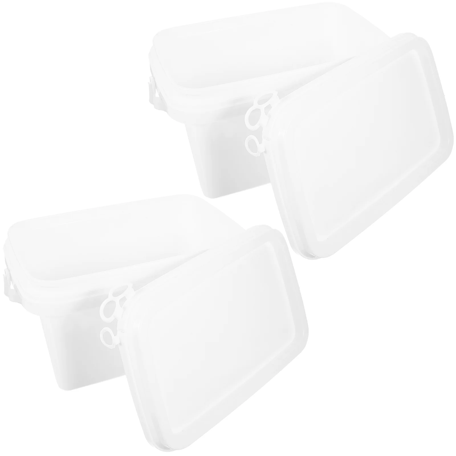 

2 шт., пластиковые контейнеры для мороженого