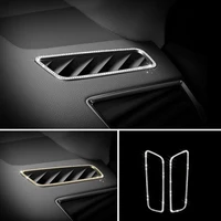 2pcs crystal style upper air ac outlet vent frame cover trim car interior accessories car interior supplies for audi q5 09 2017