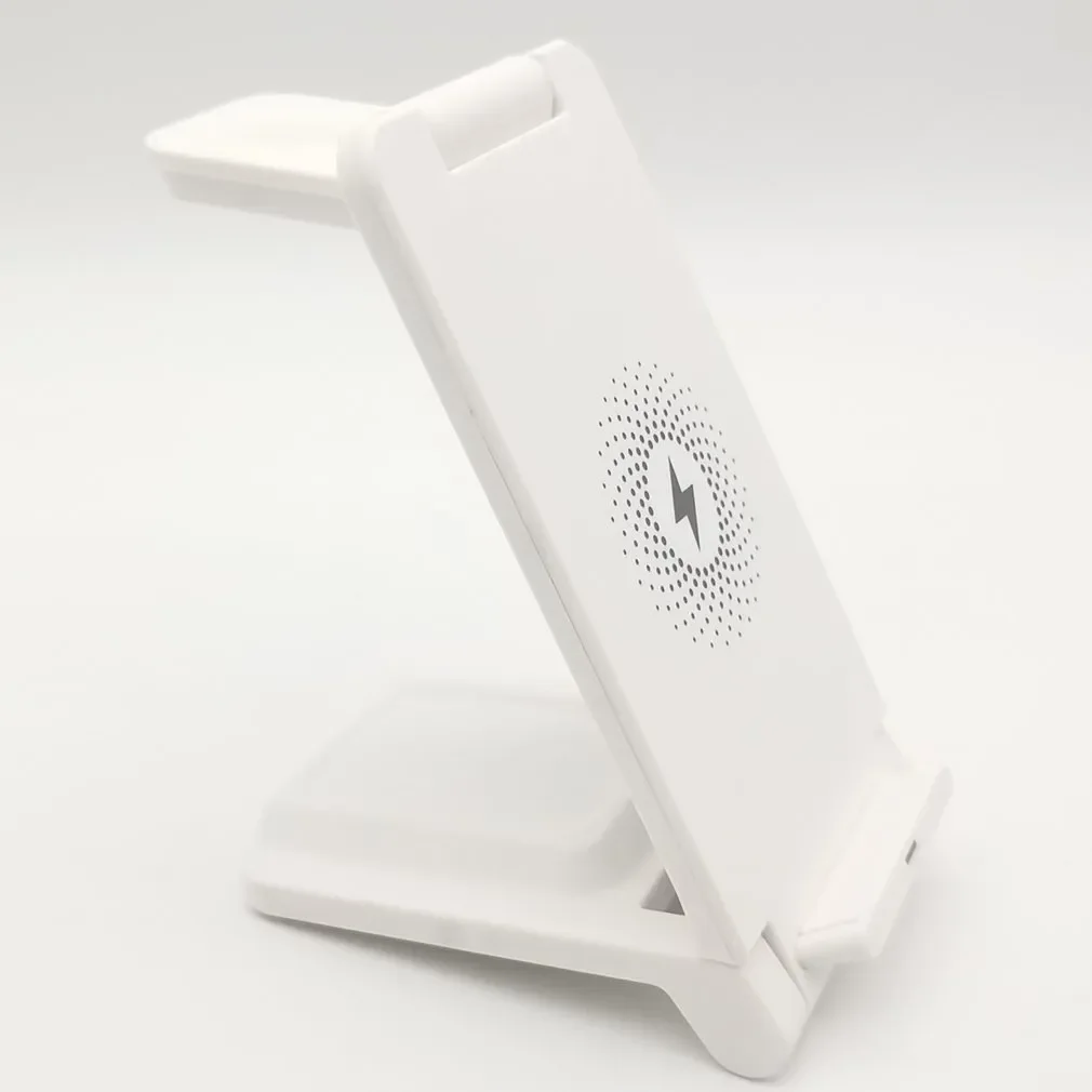 

Folding Three-in-one Wireless Charger Mobile Phone Watch Headset Multi-function Wireless Charger With Indicator Function