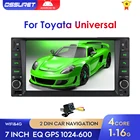 Android 10 OSSURET Universal Автомобильный радиоприемник с навигацией GPS для Toyota Camry Alphard Echo Rush Allion Auris Celica Yaris FM MAPS RAV4