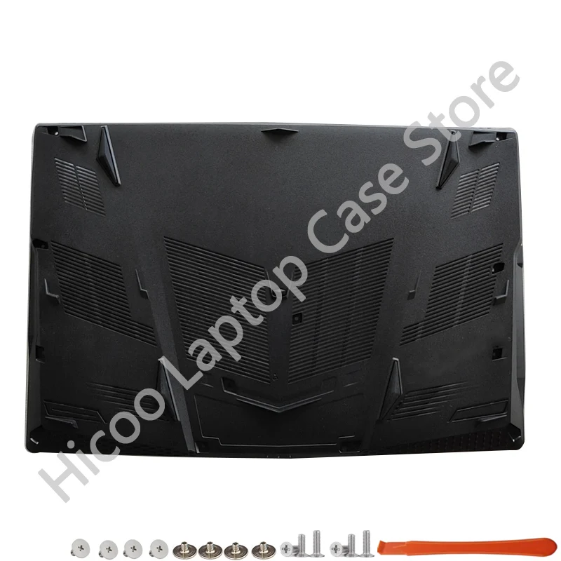 Корпус для ноутбука MSI GL63 MS-16P4 16P5 16P6 16P7 16P8: задняя крышка LCD, передние рамки, петли, крышки петель, подставка для рук, нижняя крышка (art.: 3920dbbe84487) - 3920dbbe84487