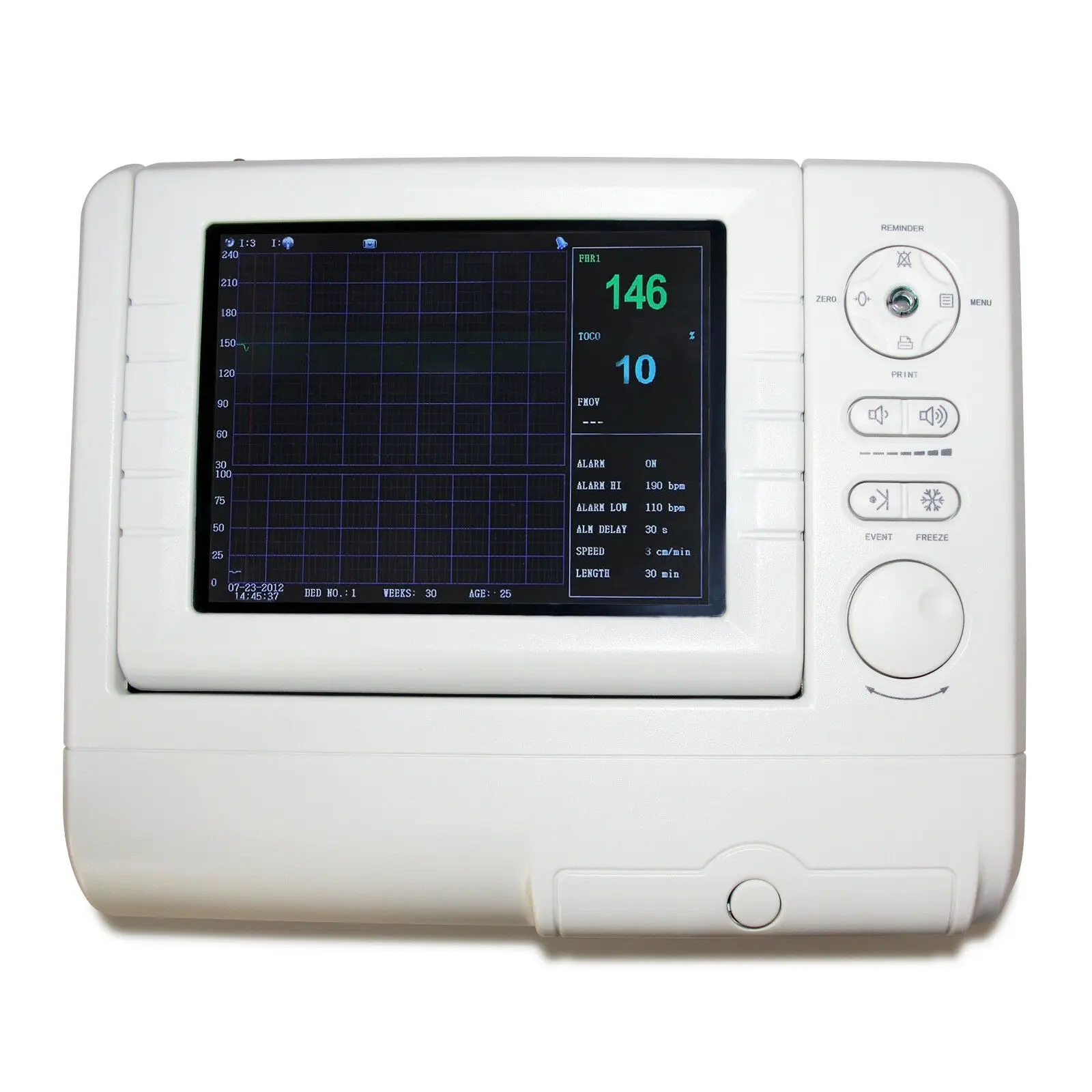 

CE Certificate Fetal heart rate monitor Fetal Monitor CTG machine fetal heart rate monitor