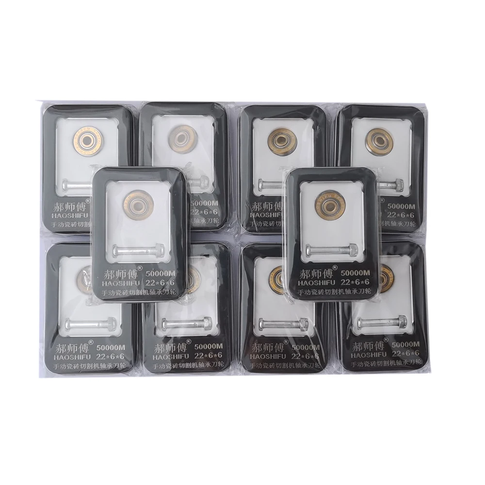 

10pcs 22*6*6mm Manual Ceramic Tile Cutting Machine Cutter wheel alloy Cutting Brick, Blade, Import Knife Wheel