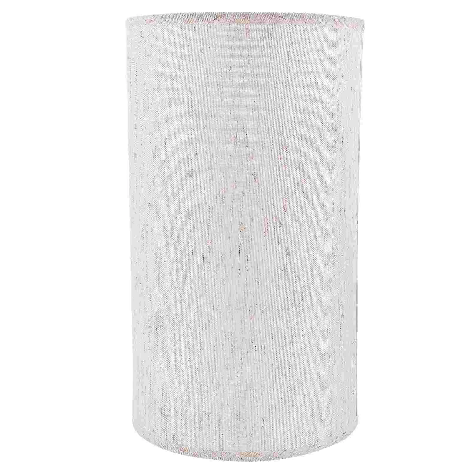 

Replaceable Table Lamp Shade Cloth Simple Cover Lampshade Light Cylinder Iron Compact