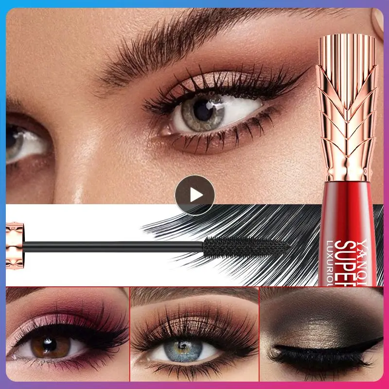 

Waterproof Mascara Not Easy Smudge Mascara Black Mascara Thick Curling Eyelashes Eyelashes Extension 4d Crown Mascara Cosmetics