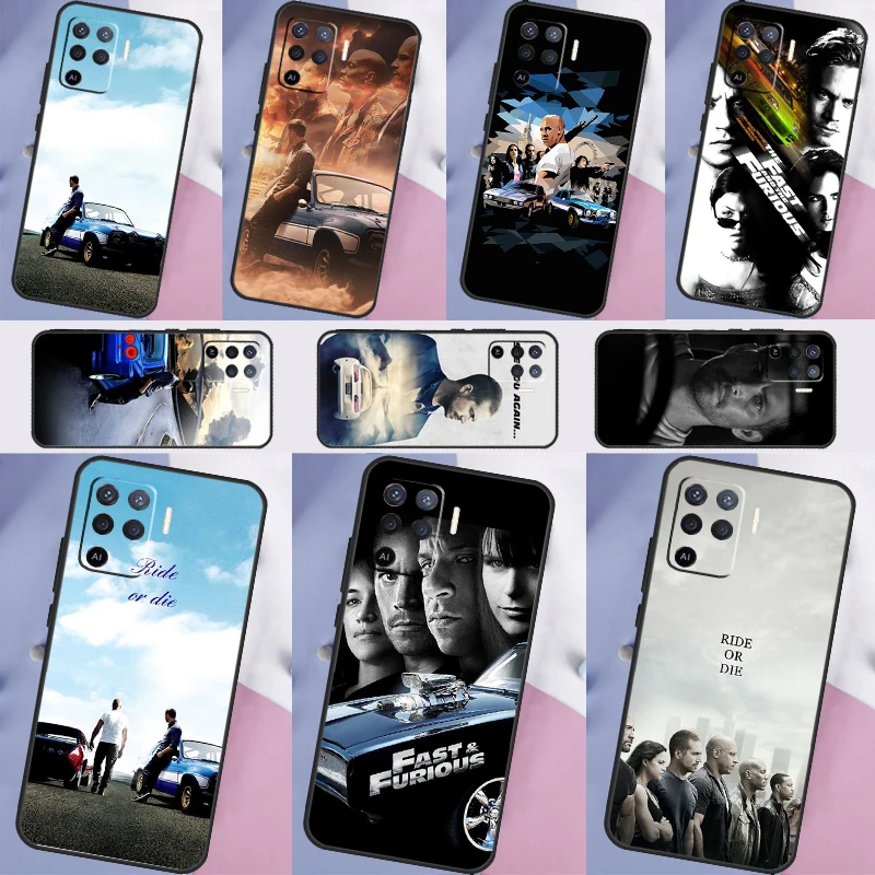 Фото Fast and Furious Moive For OPPO A83 A91 A93 A54 A74 A94 A15 A16 A52 A72 A5 A9 A31 A53 2020 Phone Case Cover Capa №1