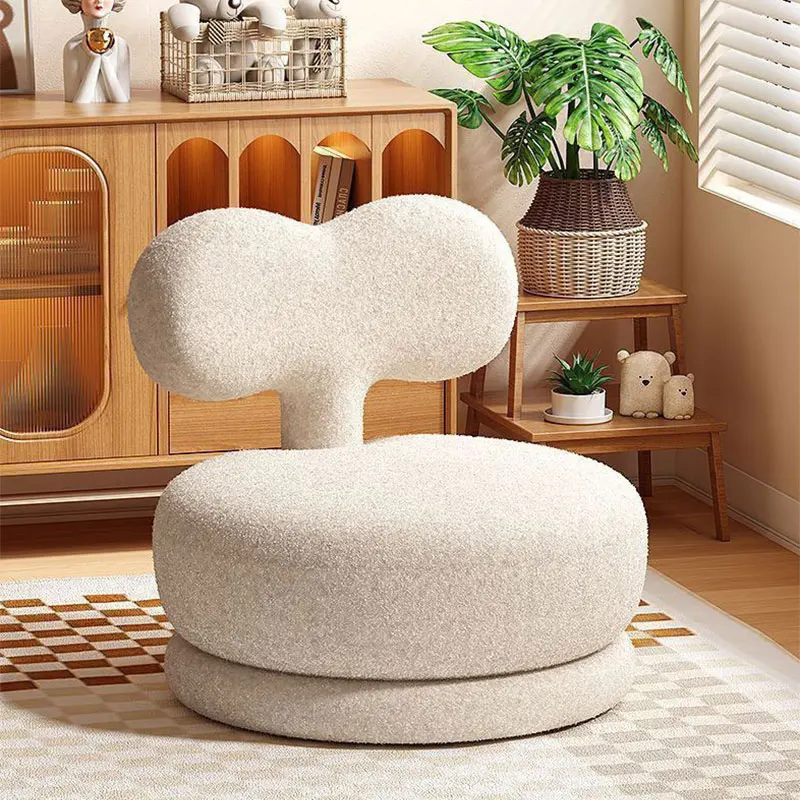 

Creative Cute Plush Small Stool Ultra-light Soft Hallway Entrance Bench Sofa Footstool Living Room Decorative Furniture Ottoman