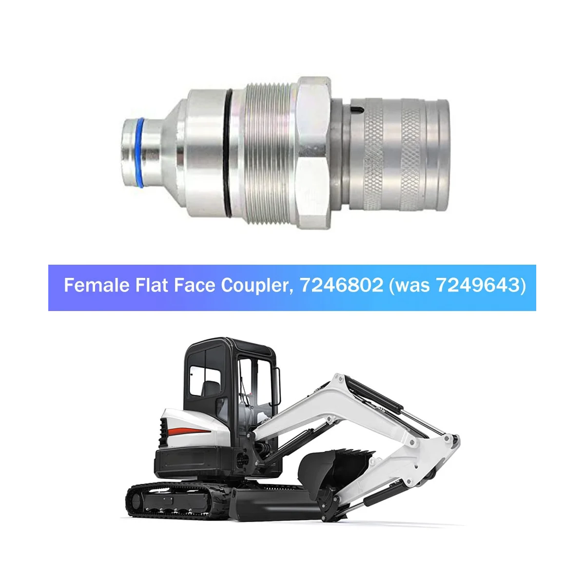 7246802 сменный гидравлический быстроразъемный Соединитель с плоской поверхностью