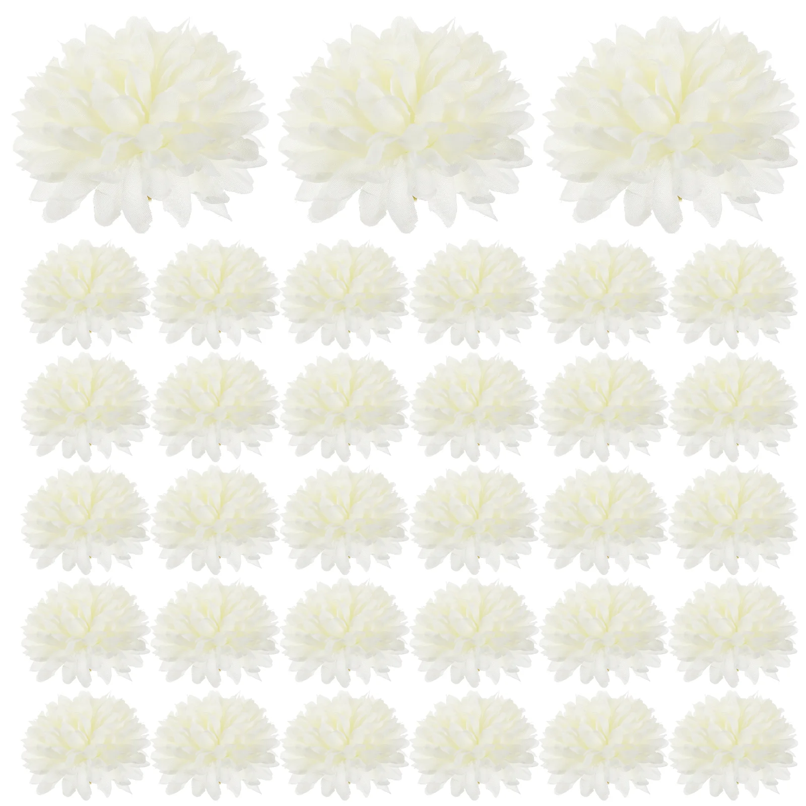 

50 Pcs Simulation Melaleuca Artificial Chrysanthemum Hydrangea Flowers Hydrangeas Wreath