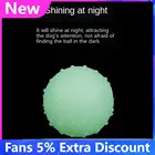 Новинка, светящийся мяч для собак, прочный резиновый, устойчивый к укусам, игрушки для домашних животных, уплотнение, антистресс, флуоресцентная игрушка для собак интерактивный для щенков