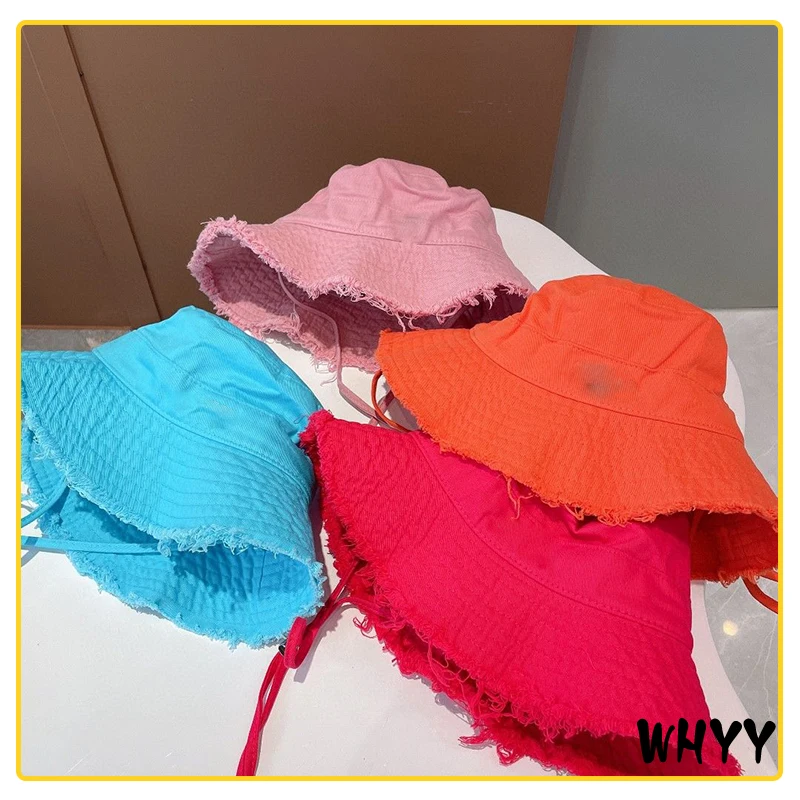 

Дизайнерская Рыбацкая шляпа, корейский осенний стиль, повседневная разноцветная яркая дорожная Пушистая Шапка с надписью, весна-осень 2023