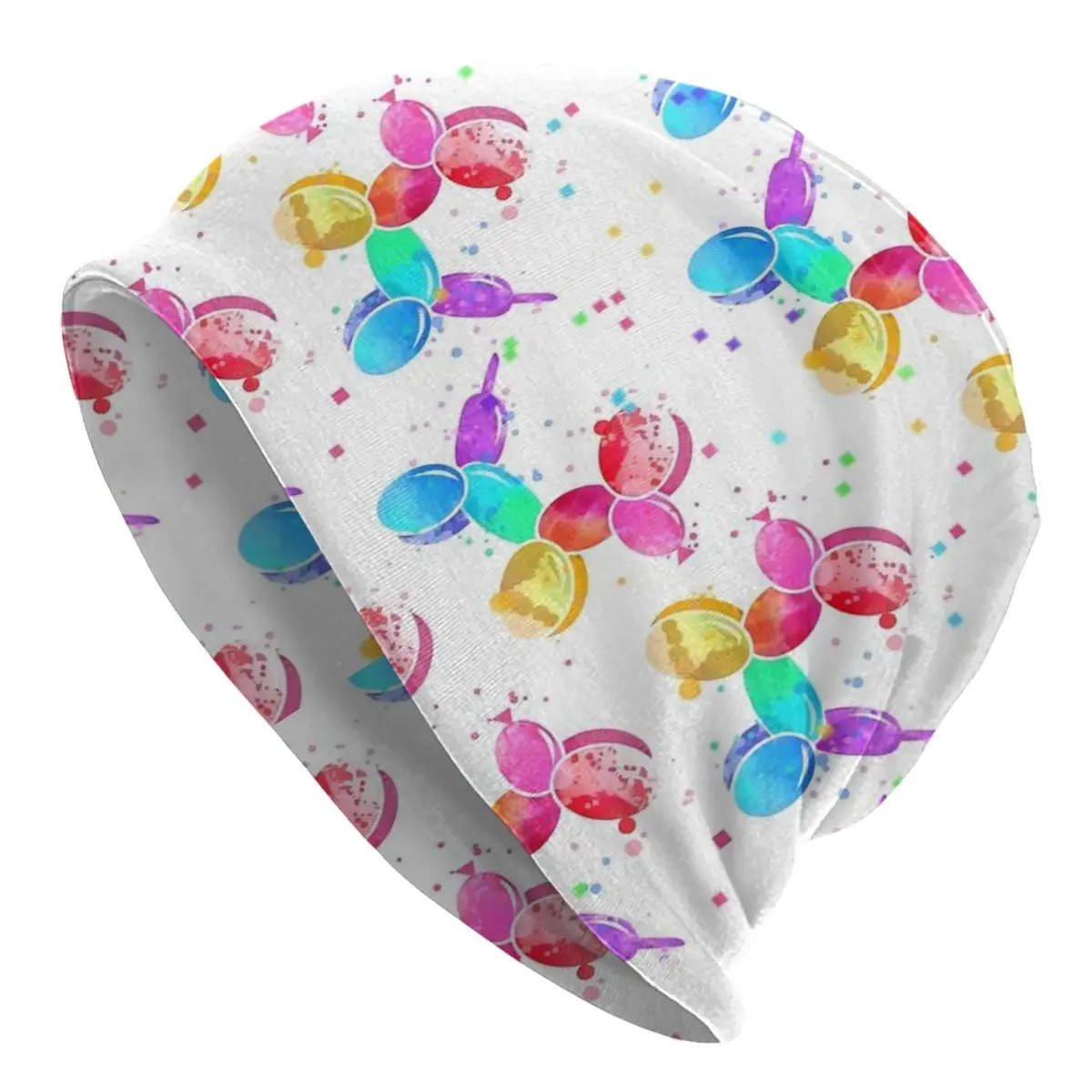 Шапки с воздушными шарами для собак акварельные шапки-бини животными