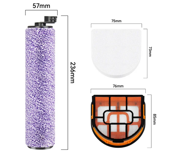 Фото Валик-щетка и фильтр для пылесосов Shark HydroVac WDB1F2, AW201, AW302, WD201, WD100, WD200, WD101, WD200C, WD201C, WD101C – Запчасти для пылесосов HydroVac №5