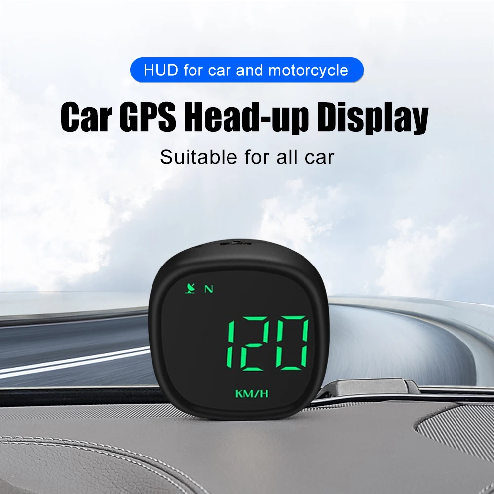 

Car Head-Up Display Universal GPS ]HUD 2.0" LCD Backlit Windshield Projector Auto OFF Overspeed Alarm Fatigue Driving km/H MPH