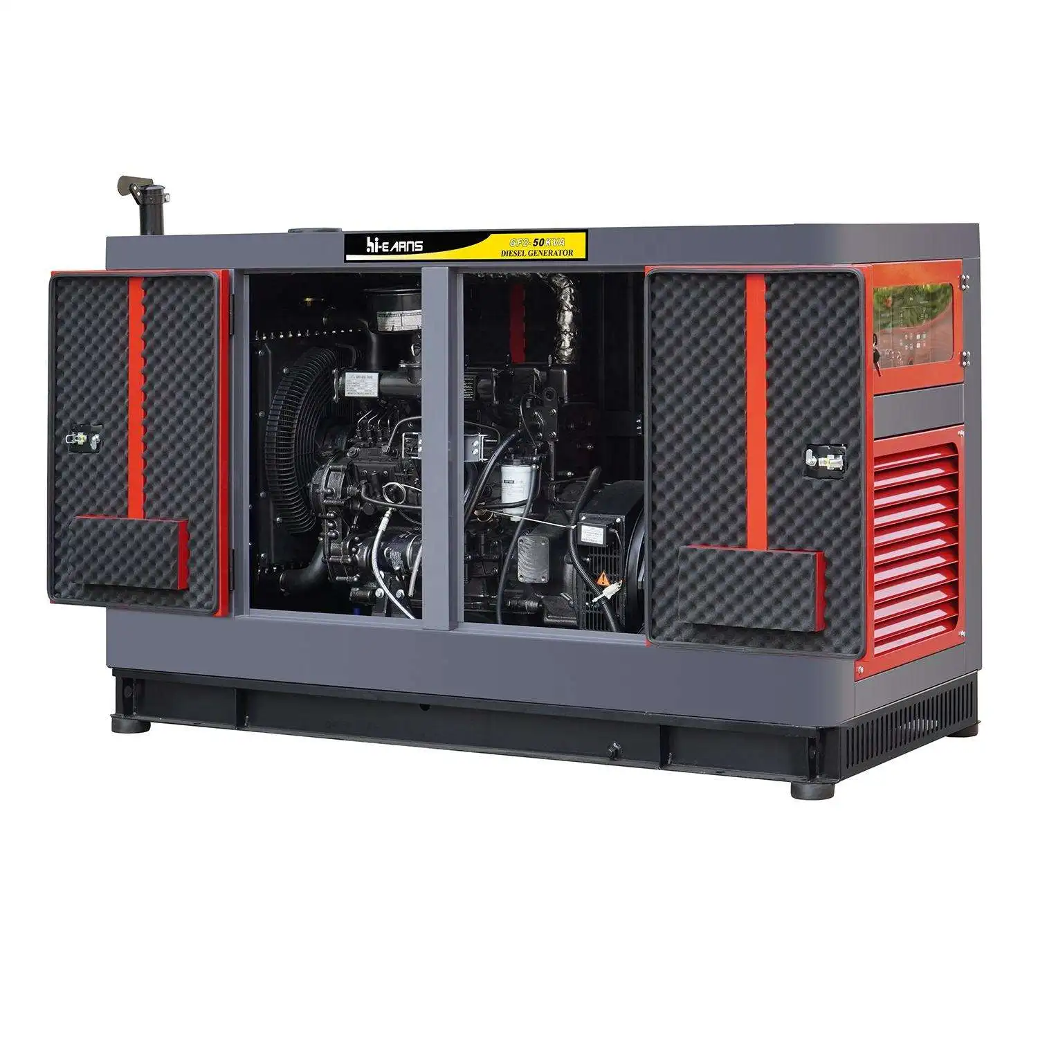 JAVarns GF2-50KVA генератор die-sel с водяным охлаждением бесшумного типа