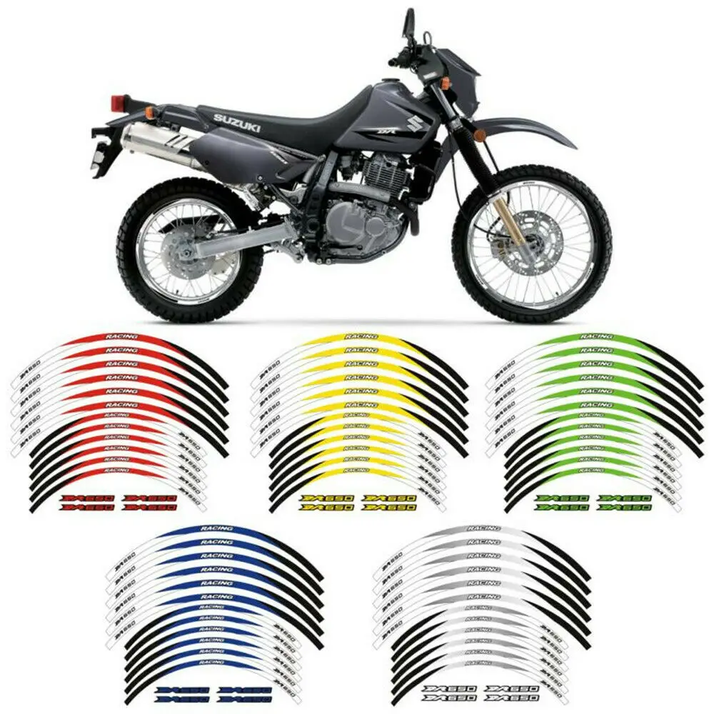 

Полосы колесные для SUZUKI DR 650S DR 650SE DR 650SER DR650R, наклейки на обод 21 дюйм, 18 дюймов