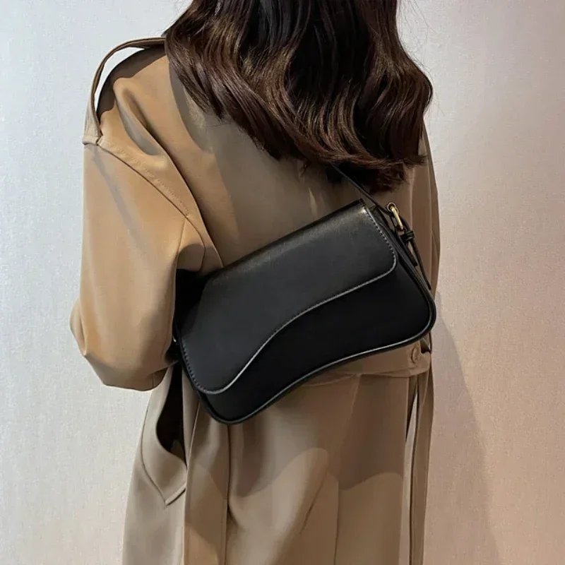 Винтажная кожаная сумка через плечо