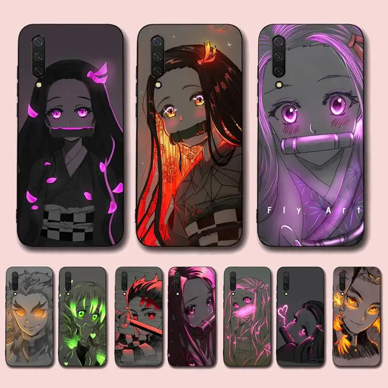 

Anime Demon Slayer Phone Case for Xiaomi mi 5 6 8 9 10 lite pro SE Mix 2s 3 F1 Max2 3