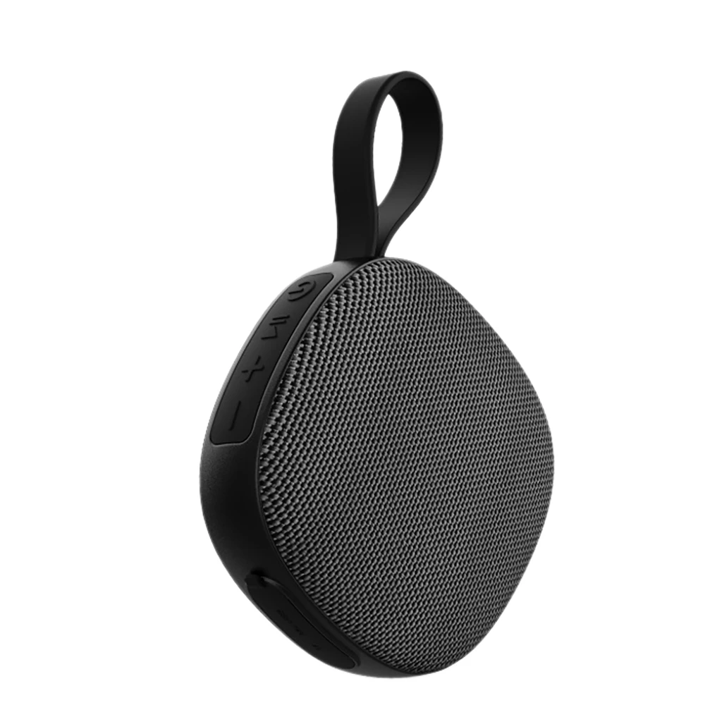

Портативный Bluetooth-динамик IPX6, водонепроницаемый динамик для душа с стереозвуком и басами, черный динамик для путешествий