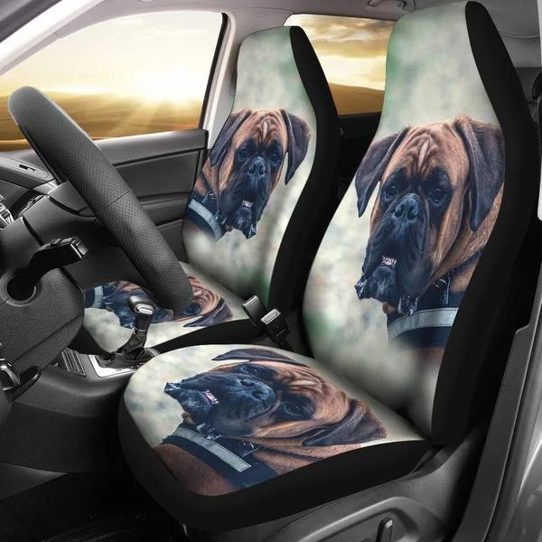 

2pcs Cane Corso Dog Print Car Seat Covers