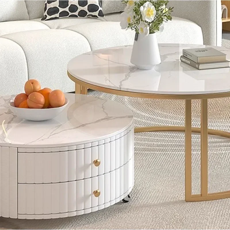 Coffee Table Tables Center Living Room Furniture Couch Mesa De Canto Set Side Glass Designer Plegable Tea Lightweight