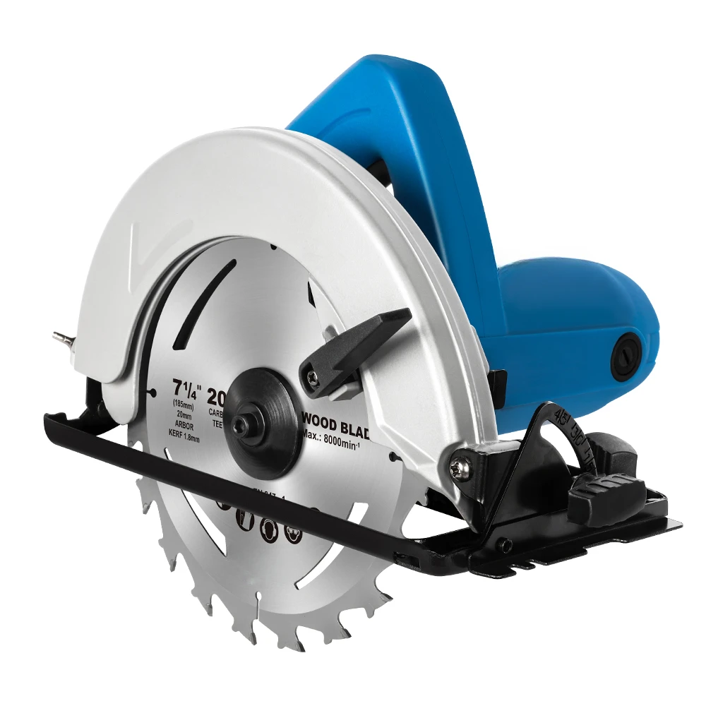 LUXTER 1200 Вт 185 мм 7-дюймовая электрическая циркулярная пила для резки древесины